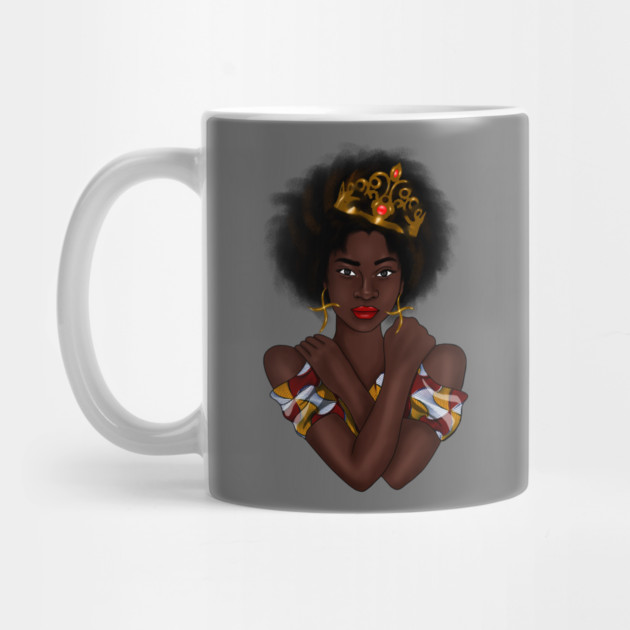 Afro Queen, Proud African Woman by logiamerch