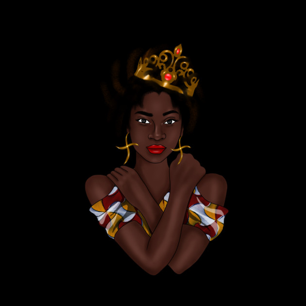 Afro Queen, Proud African Woman by logiamerch