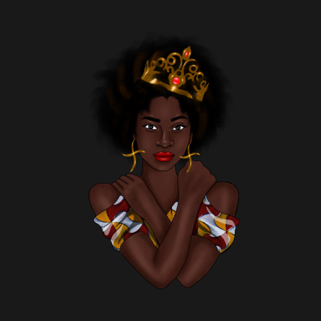 Afro Queen, Proud African Woman by logiamerch