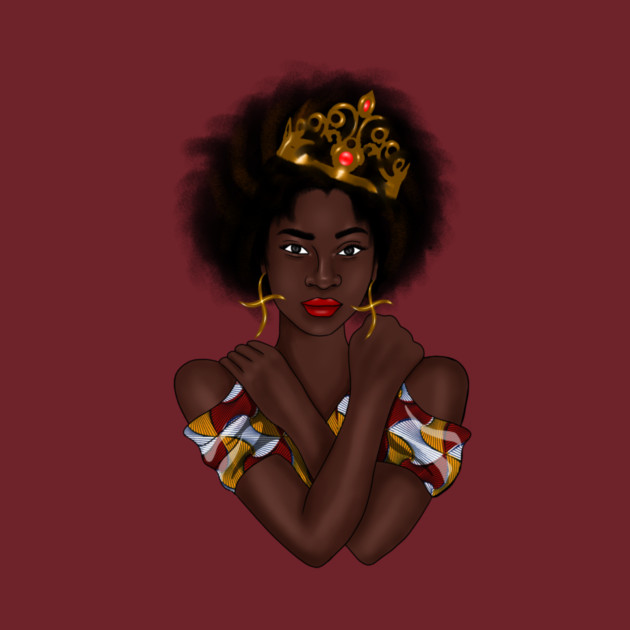 Afro Queen, Proud African Woman by logiamerch