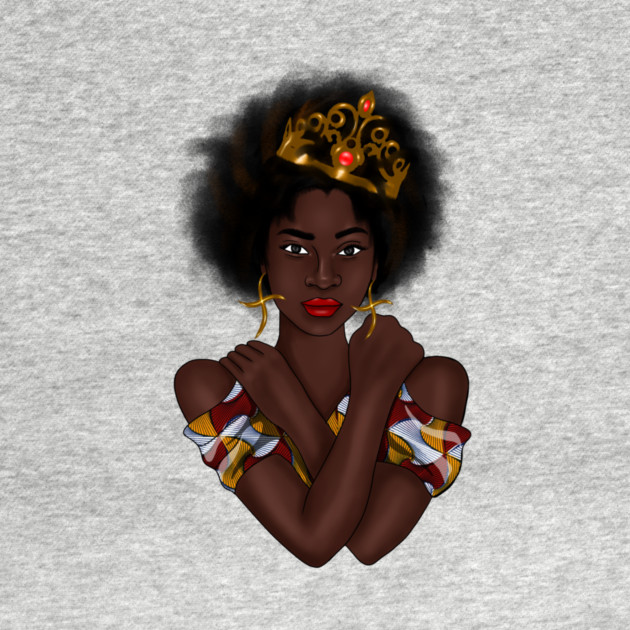 Afro Queen, Proud African Woman by logiamerch