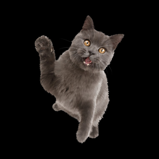 Cute Black Cat, Cat Lover by logiamerch