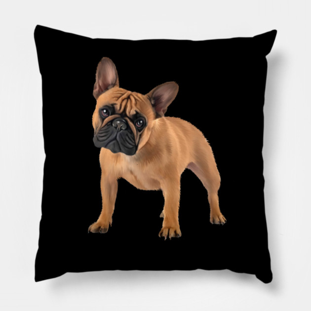 French Bulldog, Frenchie Lover, French Bulldogs Pillow by logiamerch