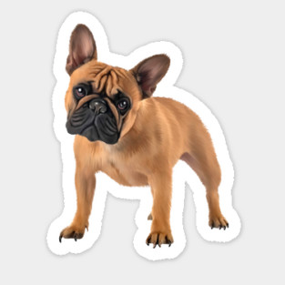 French Bulldog, Frenchie Lover, French Bulldogs Sticker
