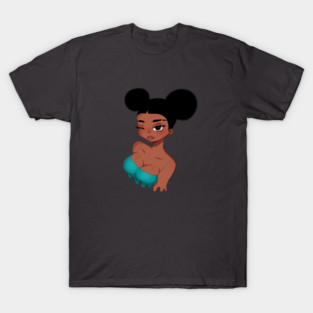 Afro Girl, Black Girl Magic, melanin T-Shirt