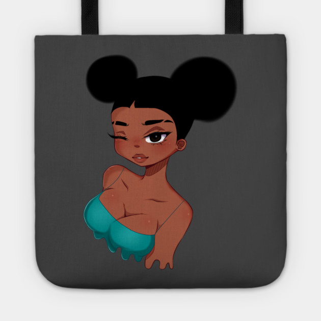 Afro Girl, Black Girl Magic, melanin Tote by logiamerch