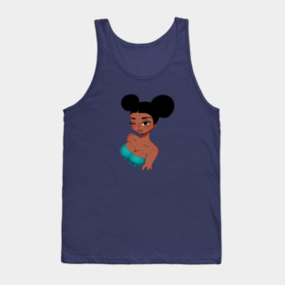 Afro Girl, Black Girl Magic, melanin Tank Top