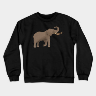 African Elephant, Safari Animal Crewneck Sweatshirt