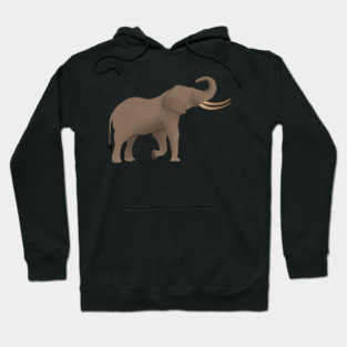 African Elephant, Safari Animal Hoodie