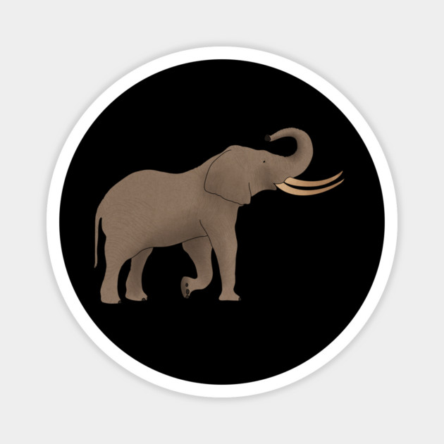 African Elephant, Safari Animal Magnet by logiamerch