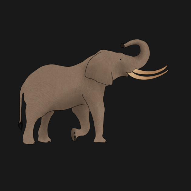 African Elephant, Safari Animal by logiamerch