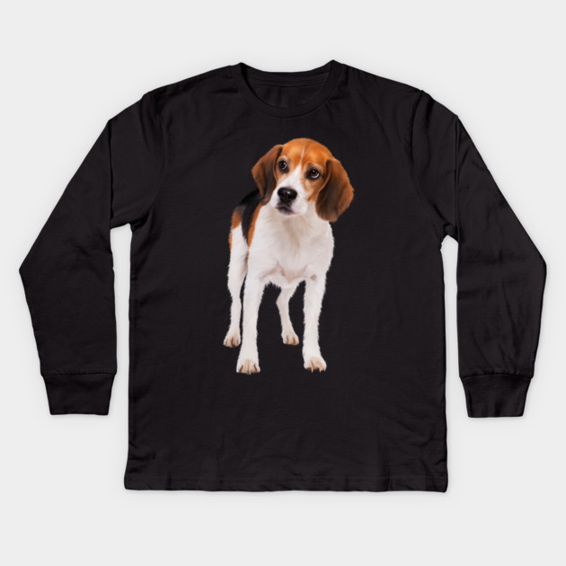Beagle Dog, Love Beagle Dogs Kids Long Sleeve T-Shirt by logiamerch
