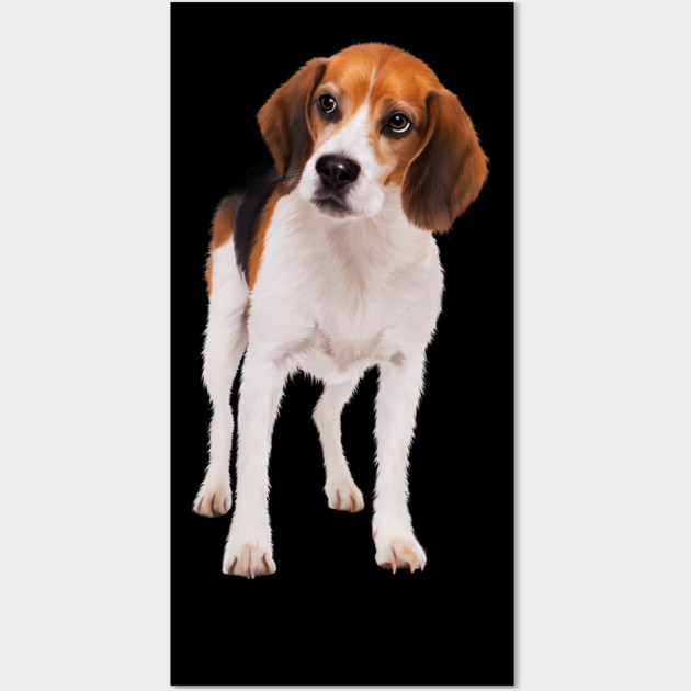 Beagle Dog, Love Beagle Dogs Wall Art by logiamerch