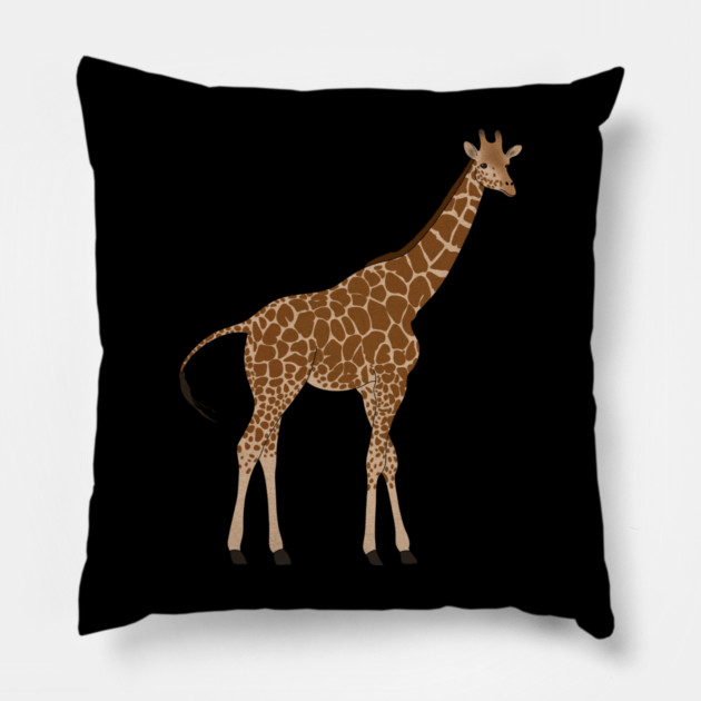 African Giraffe, Safai Animal Pillow by logiamerch