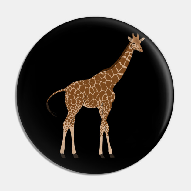 African Giraffe, Safai Animal Pin by logiamerch
