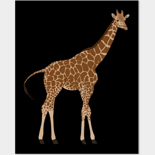 African Giraffe, Safai Animal Wall Art by logiamerch