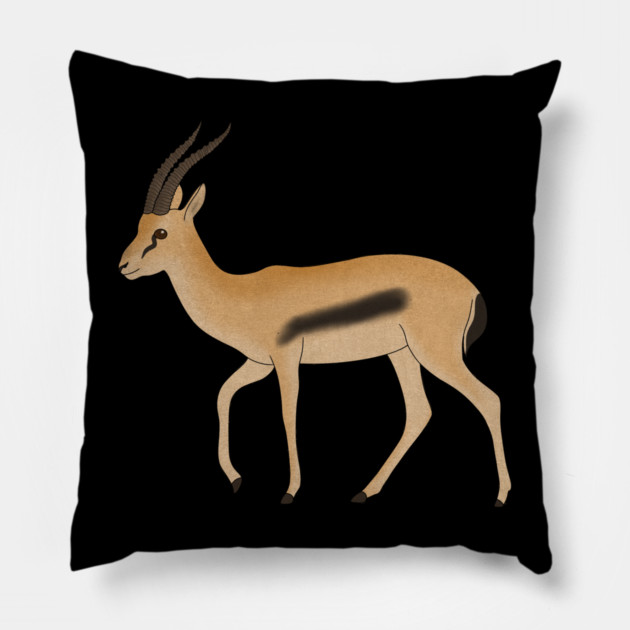 Gazelle Animal, African  Antilope Pillow by logiamerch