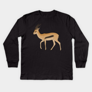 Gazelle Animal, African  Antilope Kids Long Sleeve T-Shirt