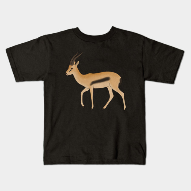 Gazelle Animal, African  Antilope Kids T-Shirt by logiamerch