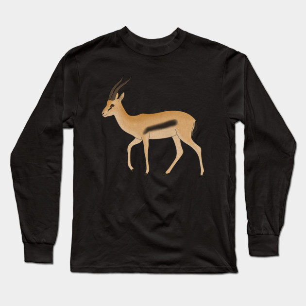 Gazelle Animal, African  Antilope Long Sleeve T-Shirt by logiamerch