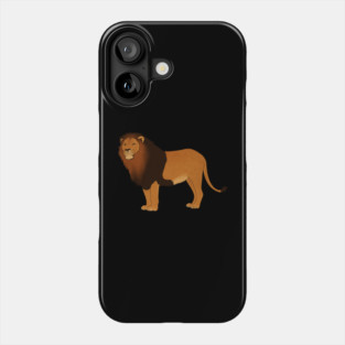 African Lion, Big Cat, Safari Animal Phone Case