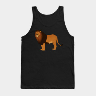 African Lion, Big Cat, Safari Animal Tank Top
