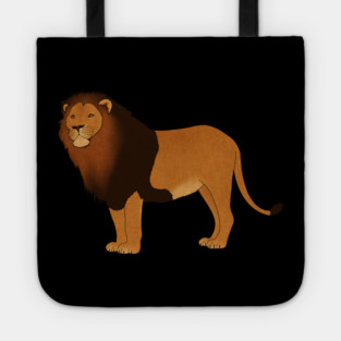 African Lion, Big Cat, Safari Animal Tote