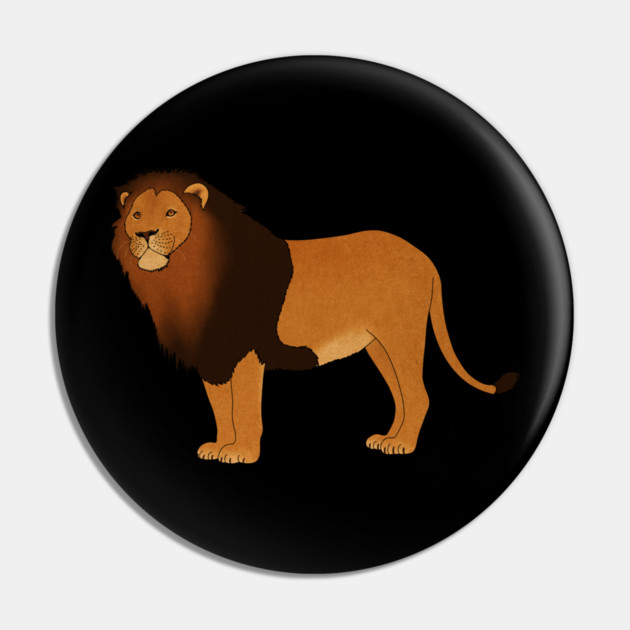 African Lion, Big Cat, Safari Animal Pin by logiamerch