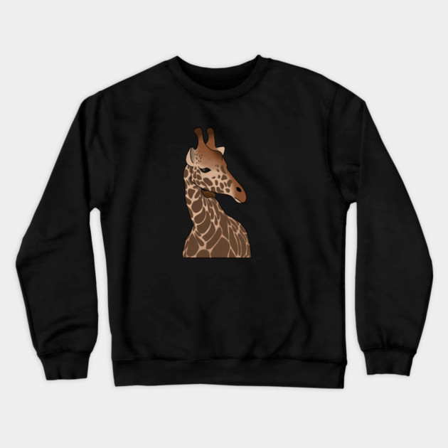 Giraffe African Animal Safari Crewneck Sweatshirt by logiamerch