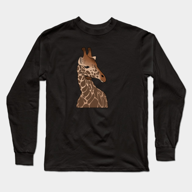 Giraffe African Animal Safari Long Sleeve T-Shirt by logiamerch
