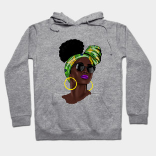 Afro African Woman Hoodie