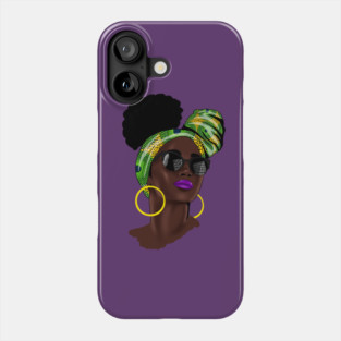 Afro African Woman Phone Case