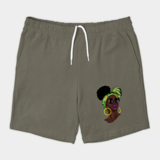 Afro African Woman Shorts
