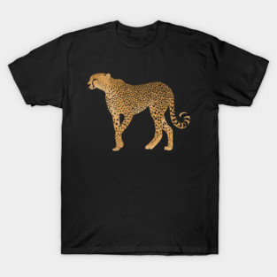 African Animal, Cheetah Cat T-Shirt