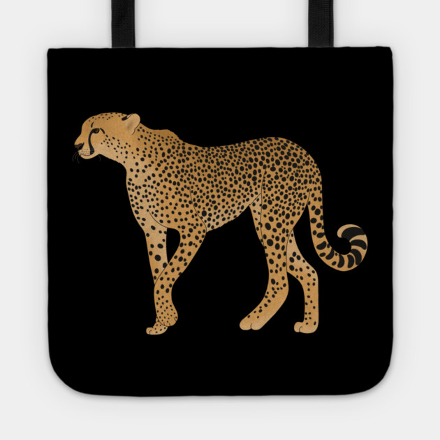 African Animal, Cheetah Cat Tote by logiamerch