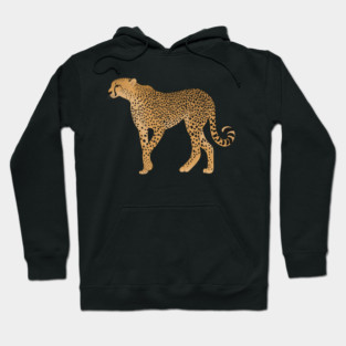 African Animal, Cheetah Cat Hoodie