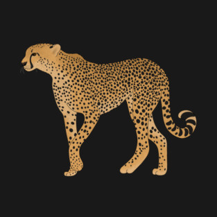 African Animal, Cheetah Cat T-Shirt