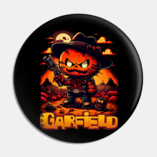 Garfield Cowboy Pin