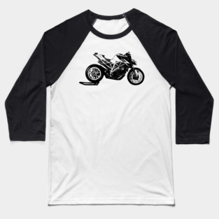 Super Duke Bike Sketch Art Baseball T-Shirt