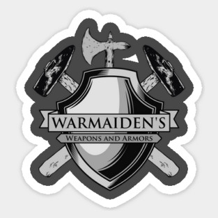 WARMAIDEN'S WHITERUN SHOP Sticker