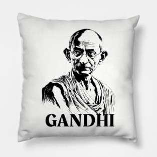 Mahatma Gandhi, Social Activist Pillow