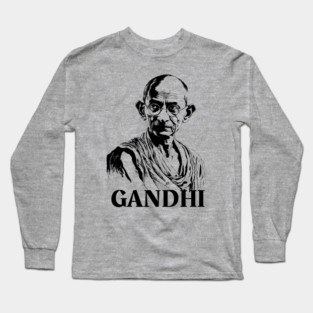 Mahatma Gandhi, Social Activist Long Sleeve T-Shirt