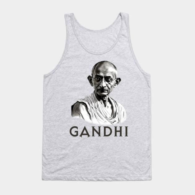 Mahatma Gandhi Tank Top by UrbanLifeApparel