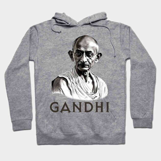 Mahatma Gandhi Hoodie by UrbanLifeApparel