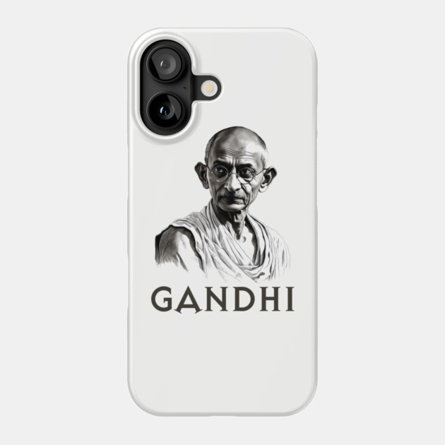 Mahatma Gandhi Phone Case by UrbanLifeApparel