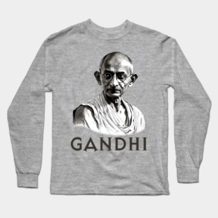 Mahatma Gandhi Long Sleeve T-Shirt