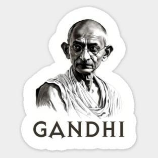 Mahatma Gandhi Sticker