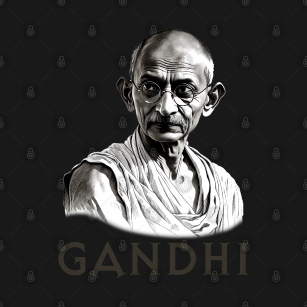 Mahatma Gandhi by UrbanLifeApparel