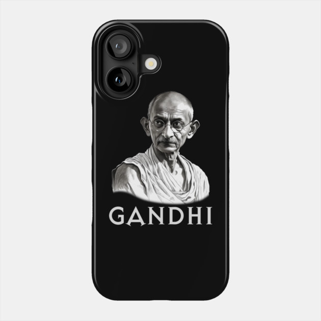 Mahatma Gandhi Phone Case by UrbanLifeApparel