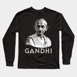 Mahatma Gandhi Long Sleeve T-Shirt